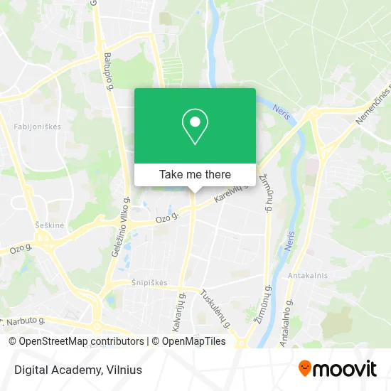 Digital Academy map