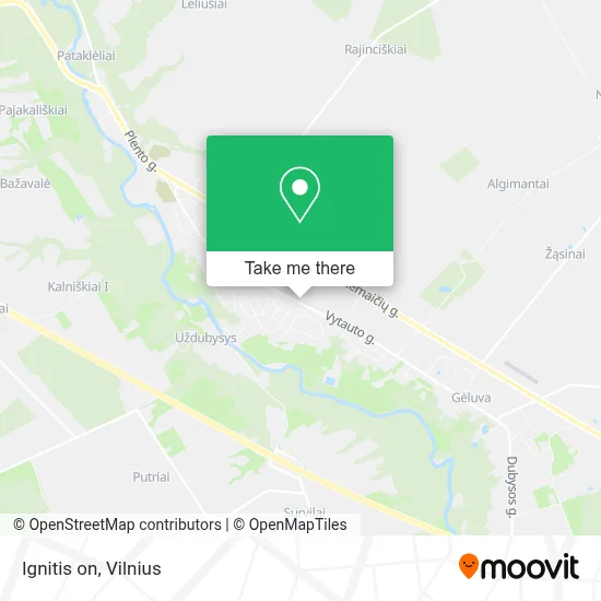 Ignitis on map