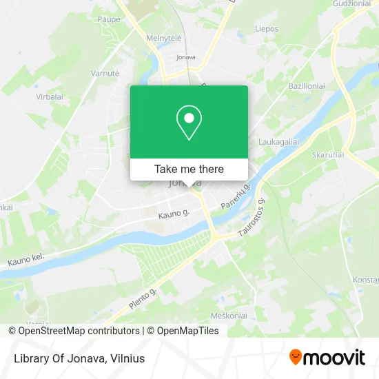 Library Of Jonava map