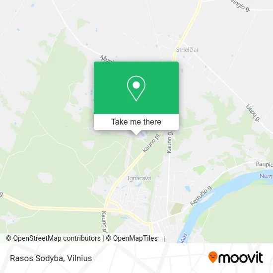 Rasos Sodyba map