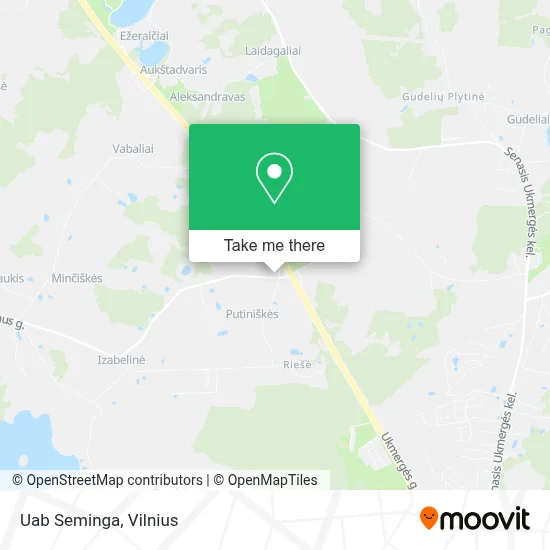 Uab Seminga map