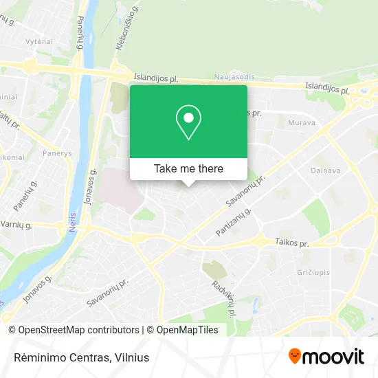 Rėminimo Centras map
