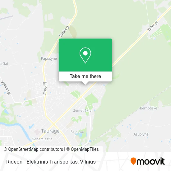 Rideon - Elektrinis Transportas map
