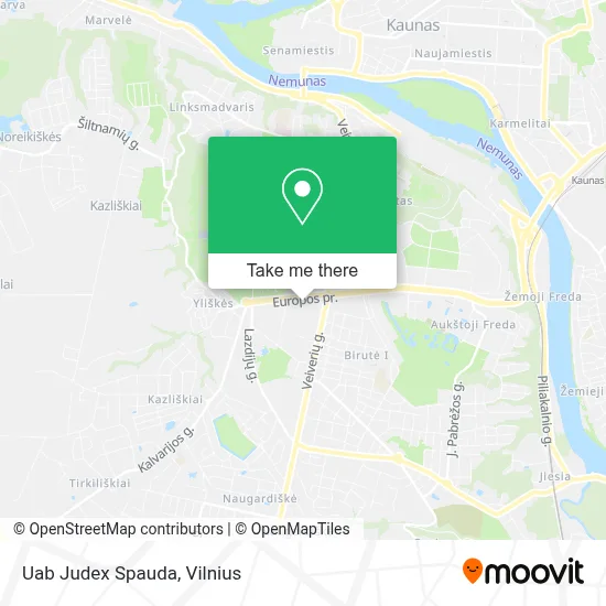 Uab Judex Spauda map