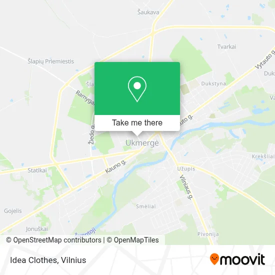 Idea Clothes map