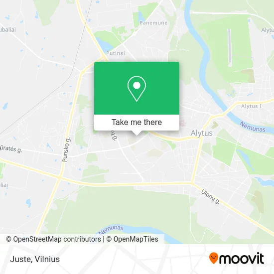 Juste map