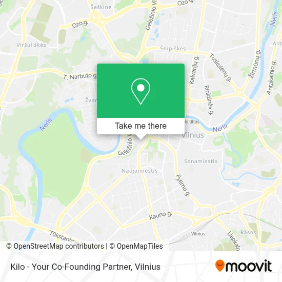 Kilo - Your Co-Founding Partner map