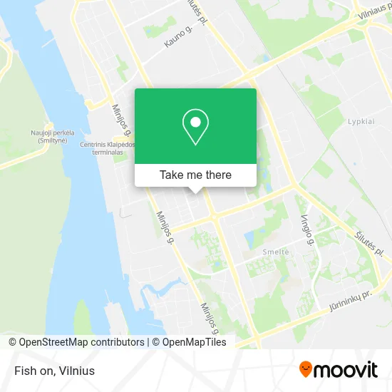Fish on map
