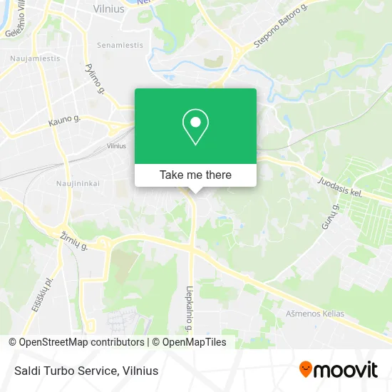 Saldi Turbo Service map