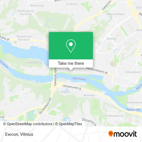Ewcon map