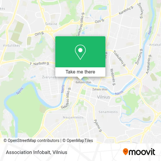 Association Infobalt map