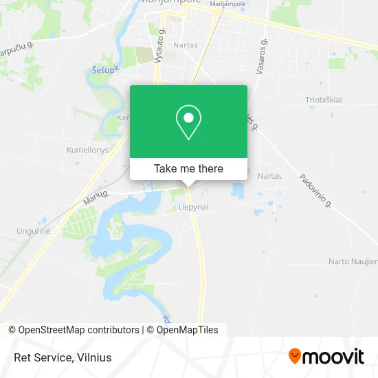 Ret Service map