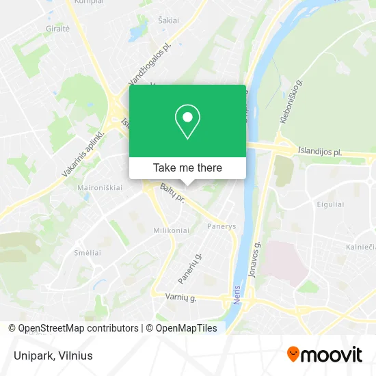 Unipark map