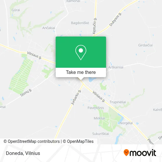 Doneda map