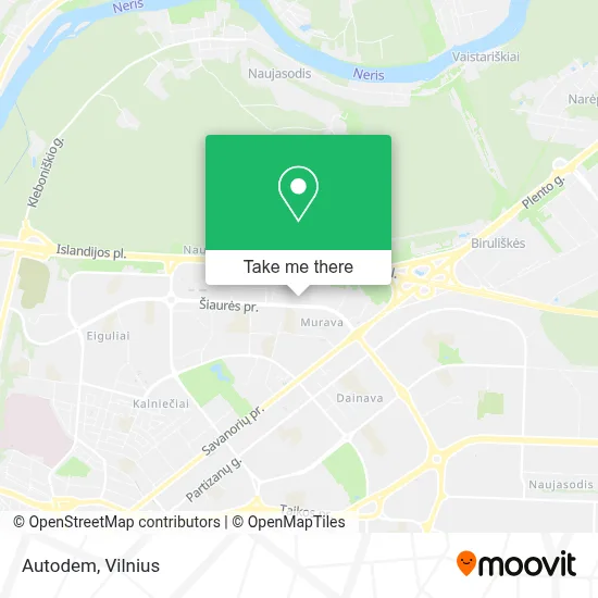 Autodem map