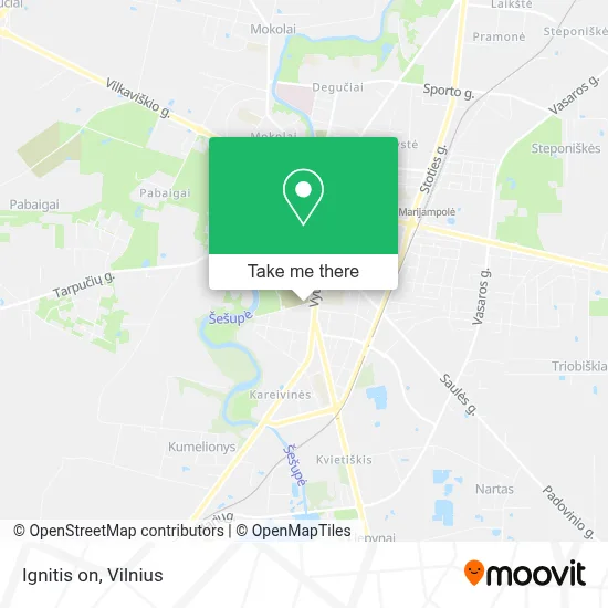 Ignitis on map