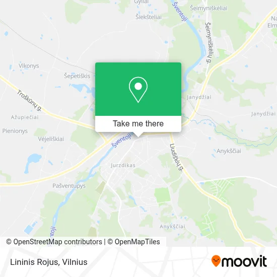 Lininis Rojus map