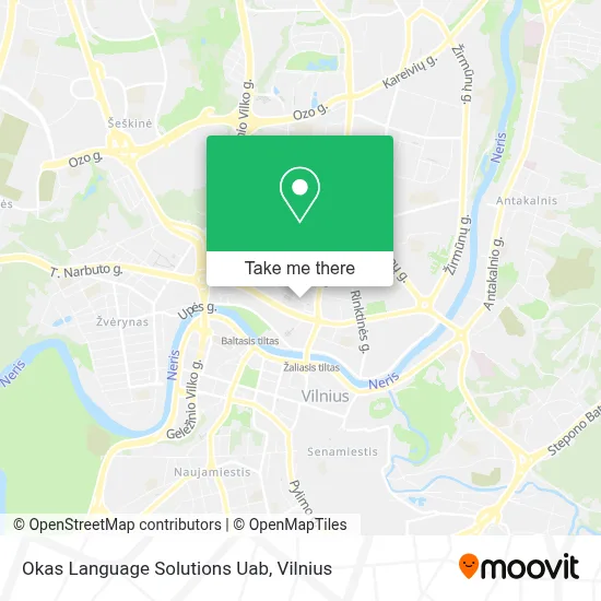 Okas Language Solutions Uab map