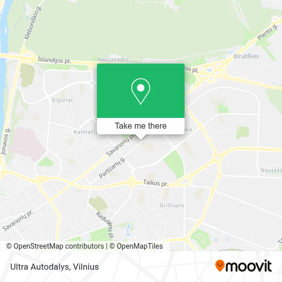 Ultra Autodalys map