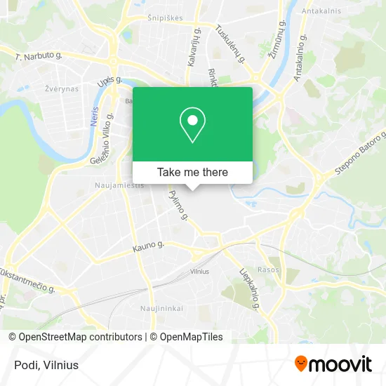Podi map