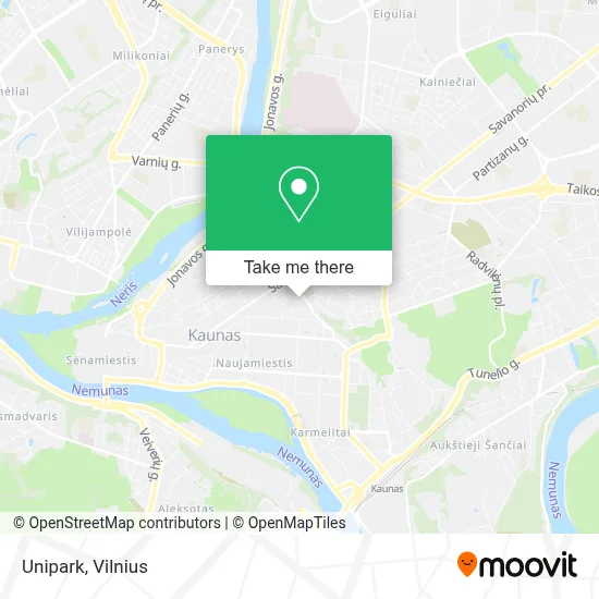 Unipark map