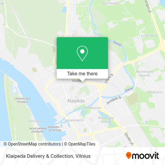Klaipeda Delivery & Collection map