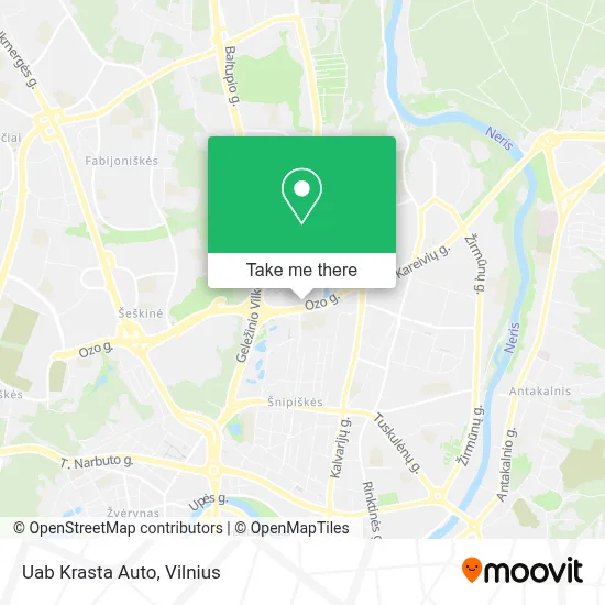 Uab Krasta Auto map