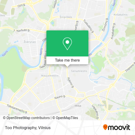 Too Photography map