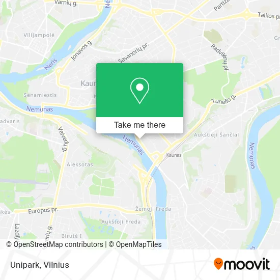 Unipark map