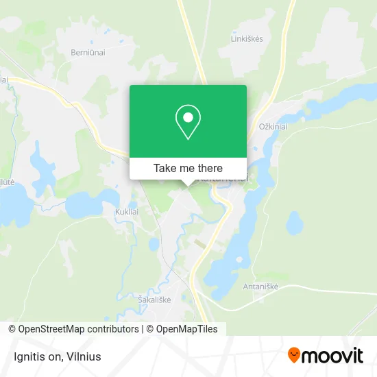 Ignitis on map