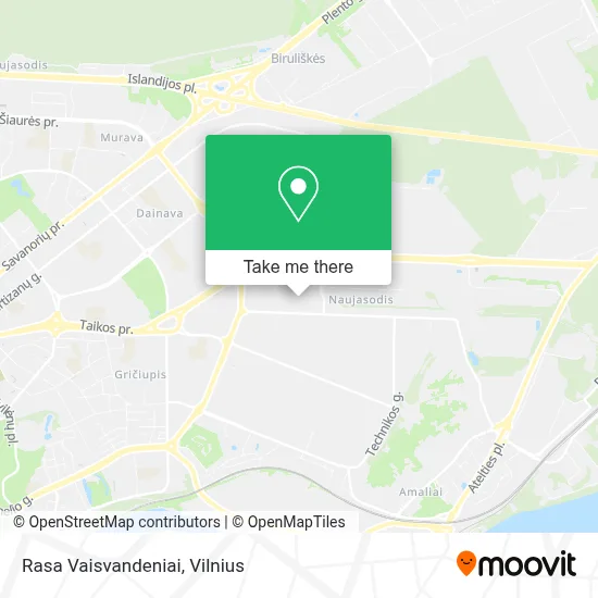 Rasa Vaisvandeniai map