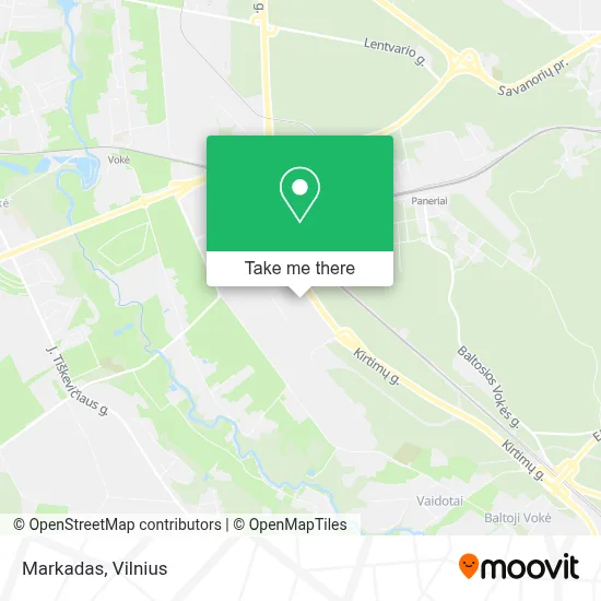 Markadas map