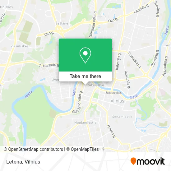 Letena map