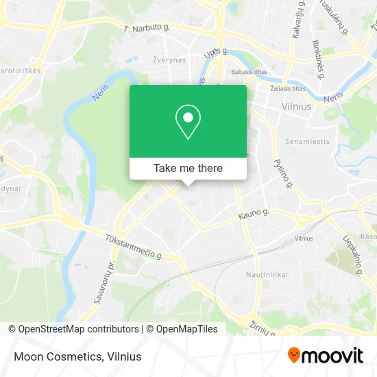 Moon Cosmetics map