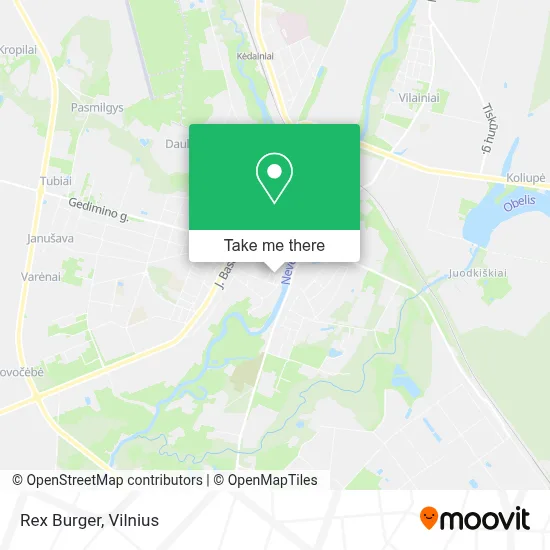 Rex Burger map