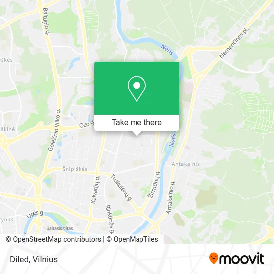 Diled map