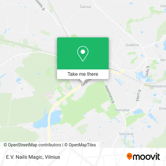 E.V. Nails Magic map