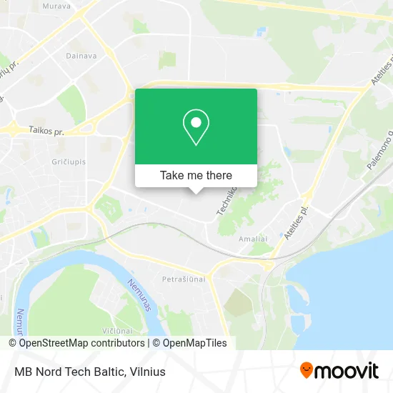 MB Nord Tech Baltic map