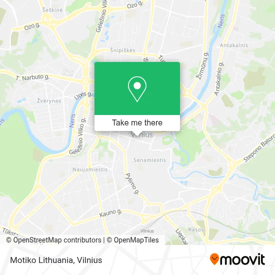 Motiko Lithuania map