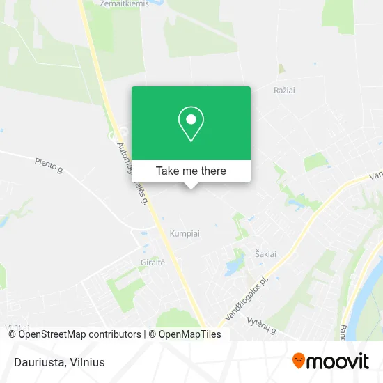 Dauriusta map
