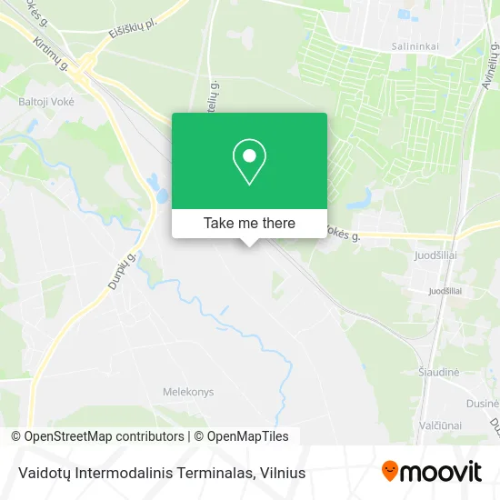 Vaidotų Intermodalinis Terminalas map