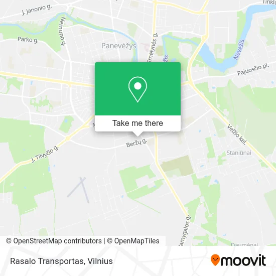 Rasalo Transportas map