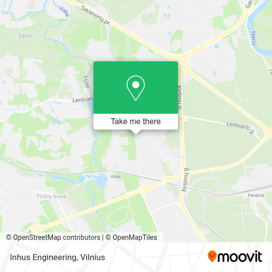 Inhus Engineering map