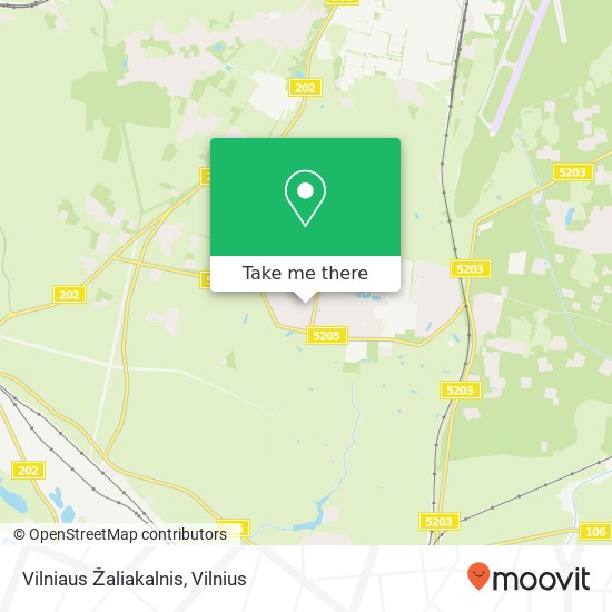 Vilniaus Žaliakalnis map