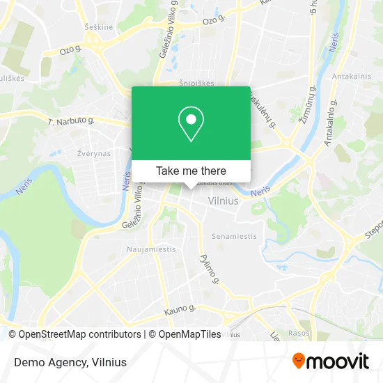 Demo Agency map