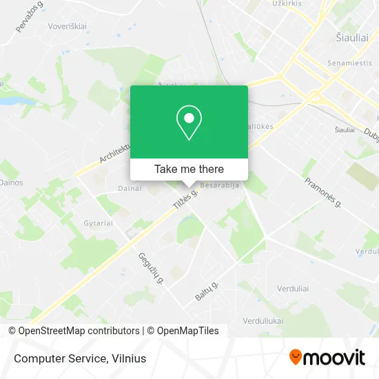 Computer Service map