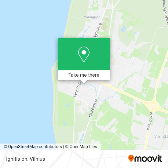 Ignitis on map