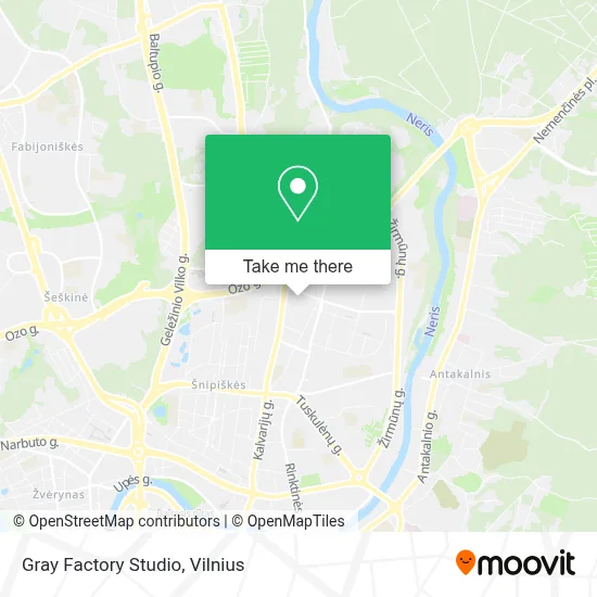 Gray Factory Studio map