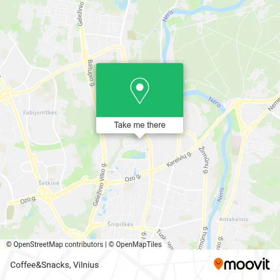 Coffee&Snacks map