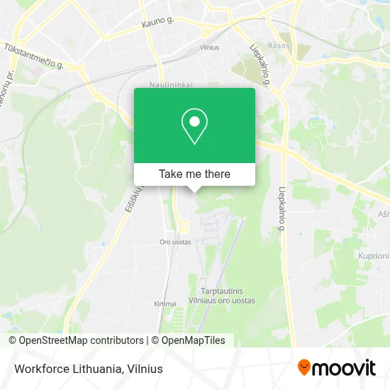 Workforce Lithuania map